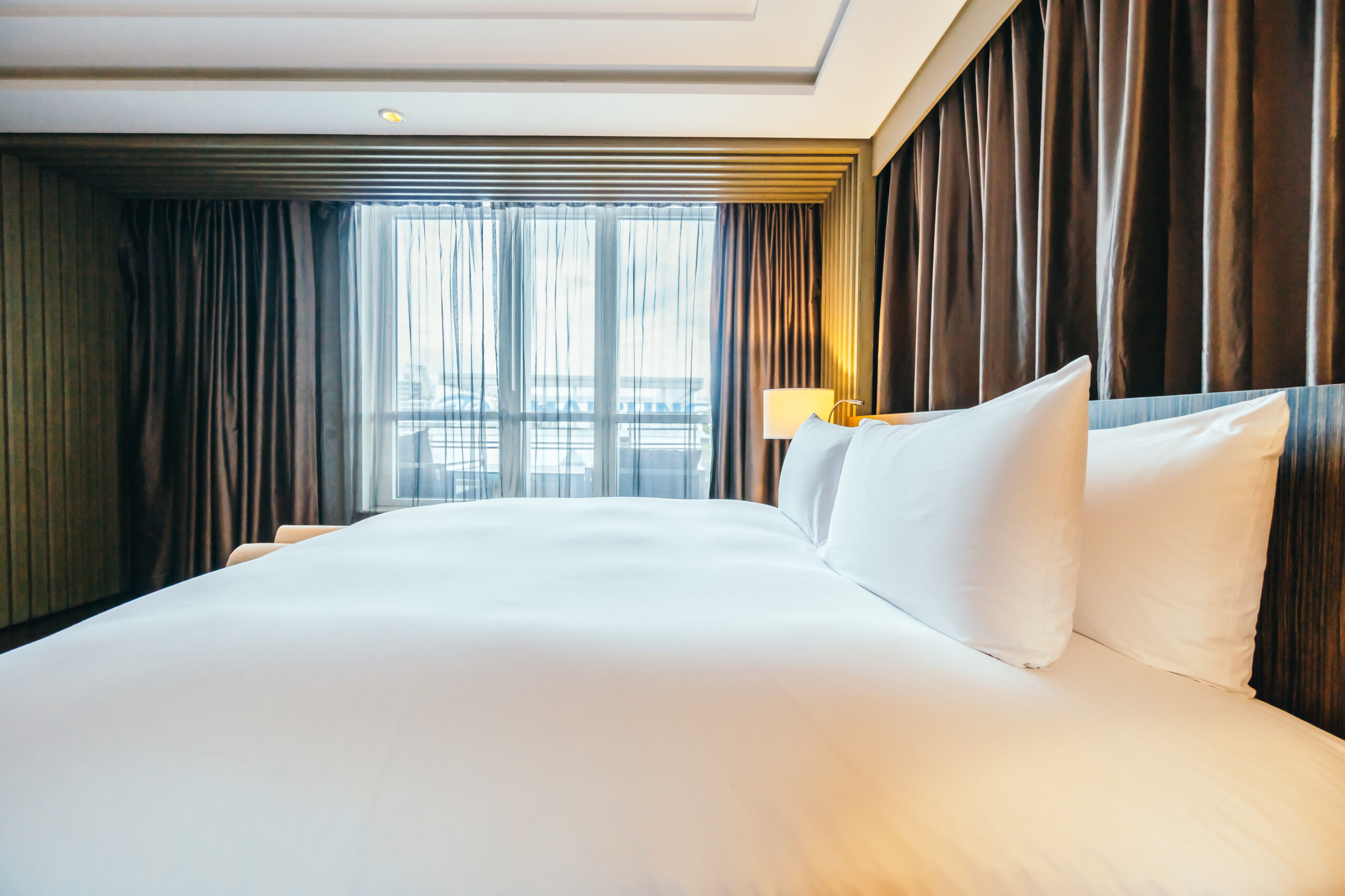 bangkok, thailand august 12 2016: beautiful luxury bedroom int